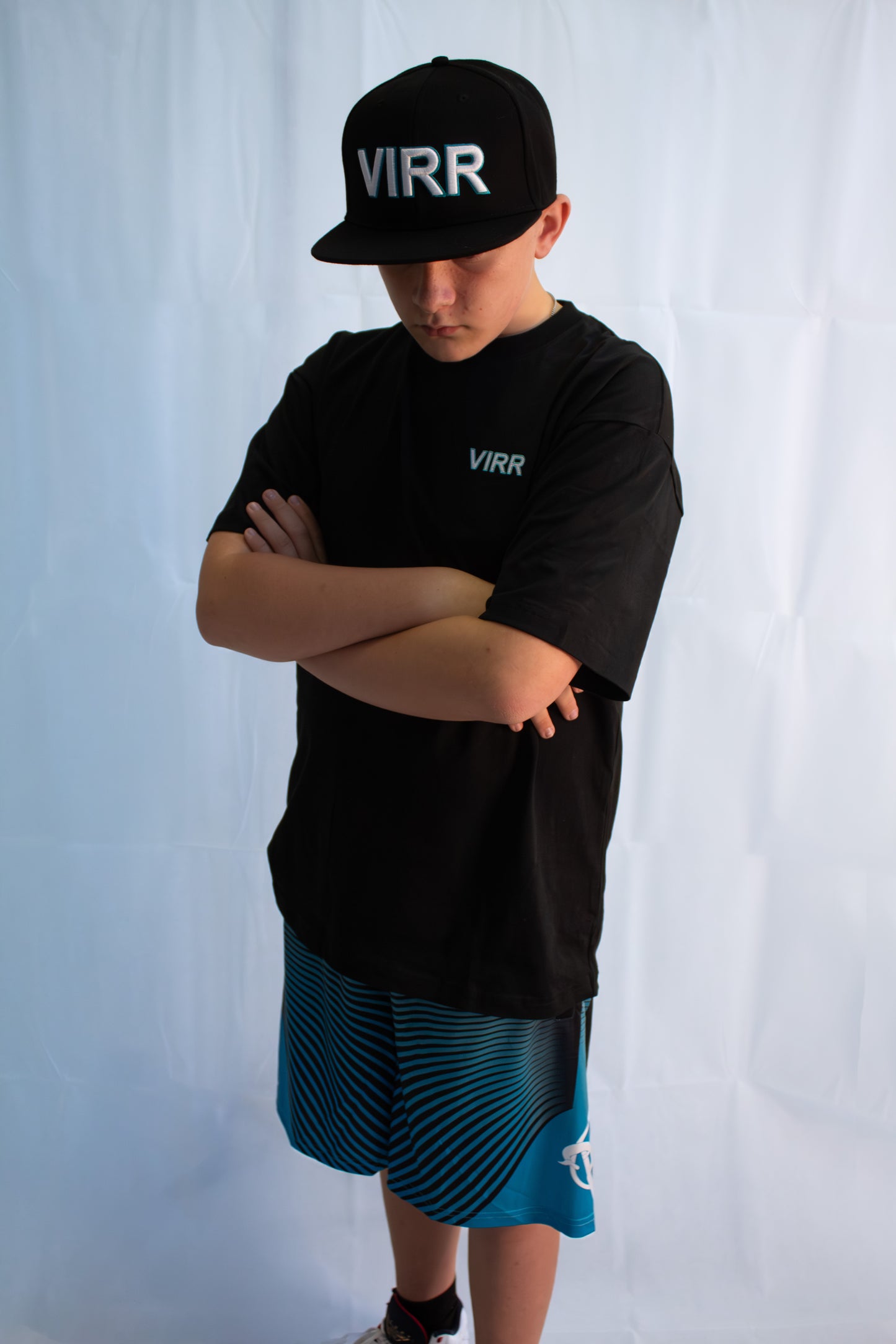 VIRR OG Basketball Shorts Black/Teal