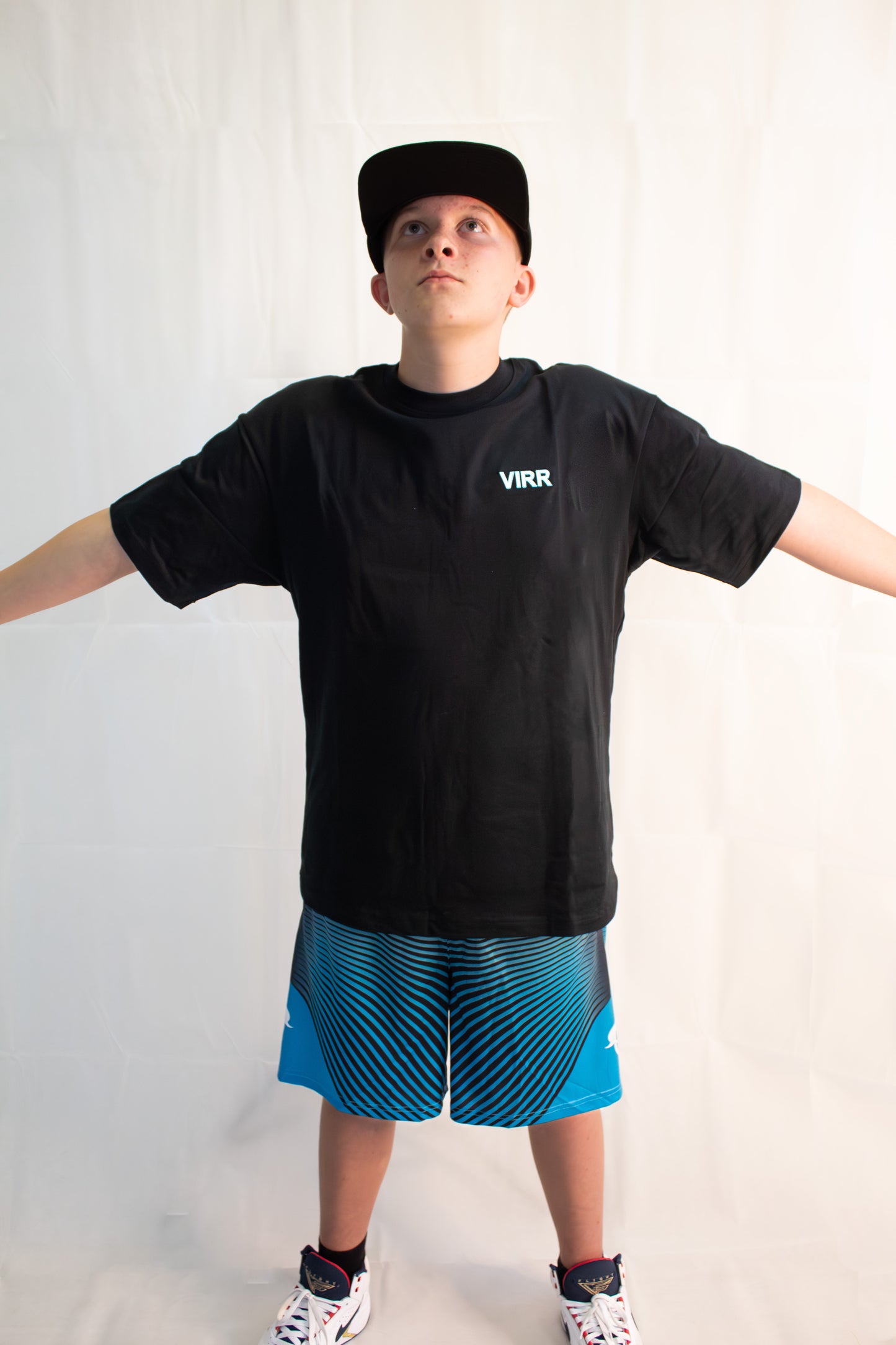 VIRR OG Basketball Shorts Black/Teal
