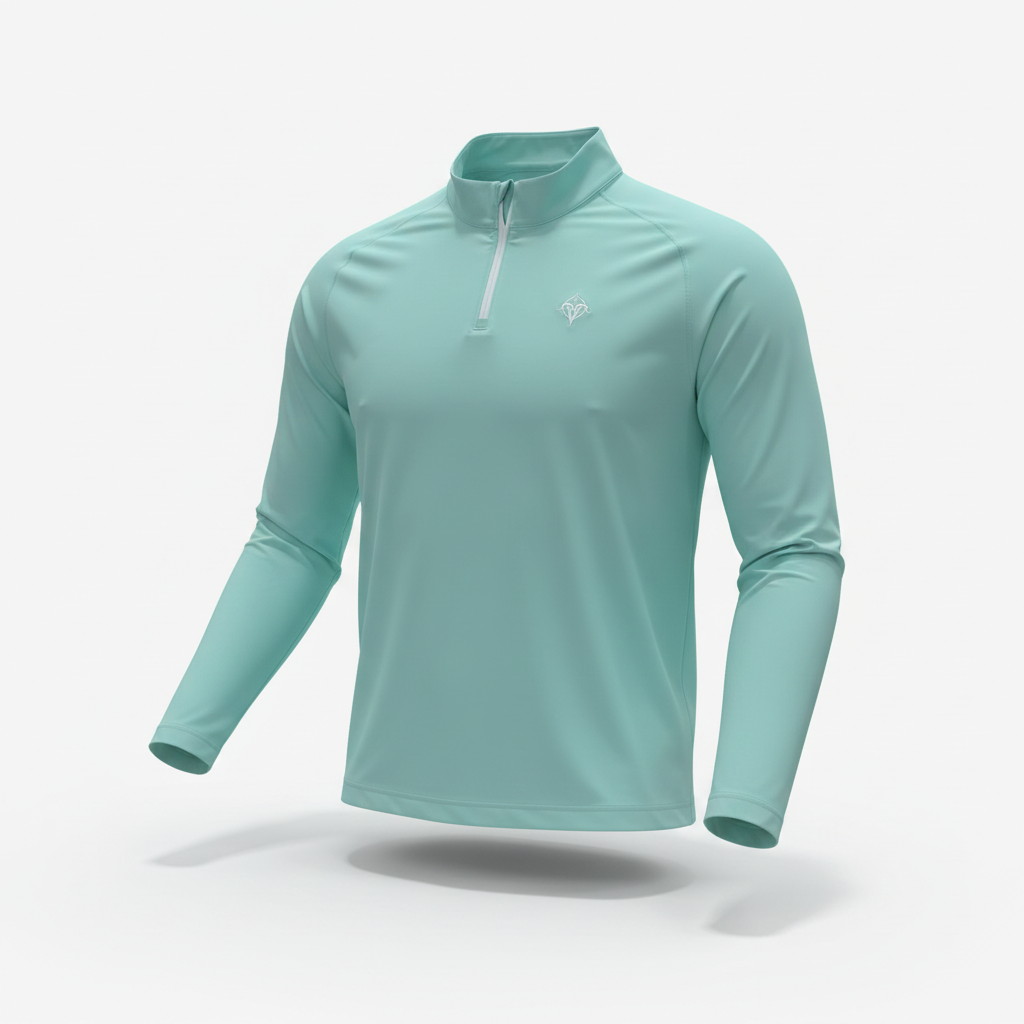 VIRR GF turquoise 1/4 zip
