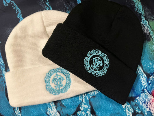 VIRR Beanie hat black/white