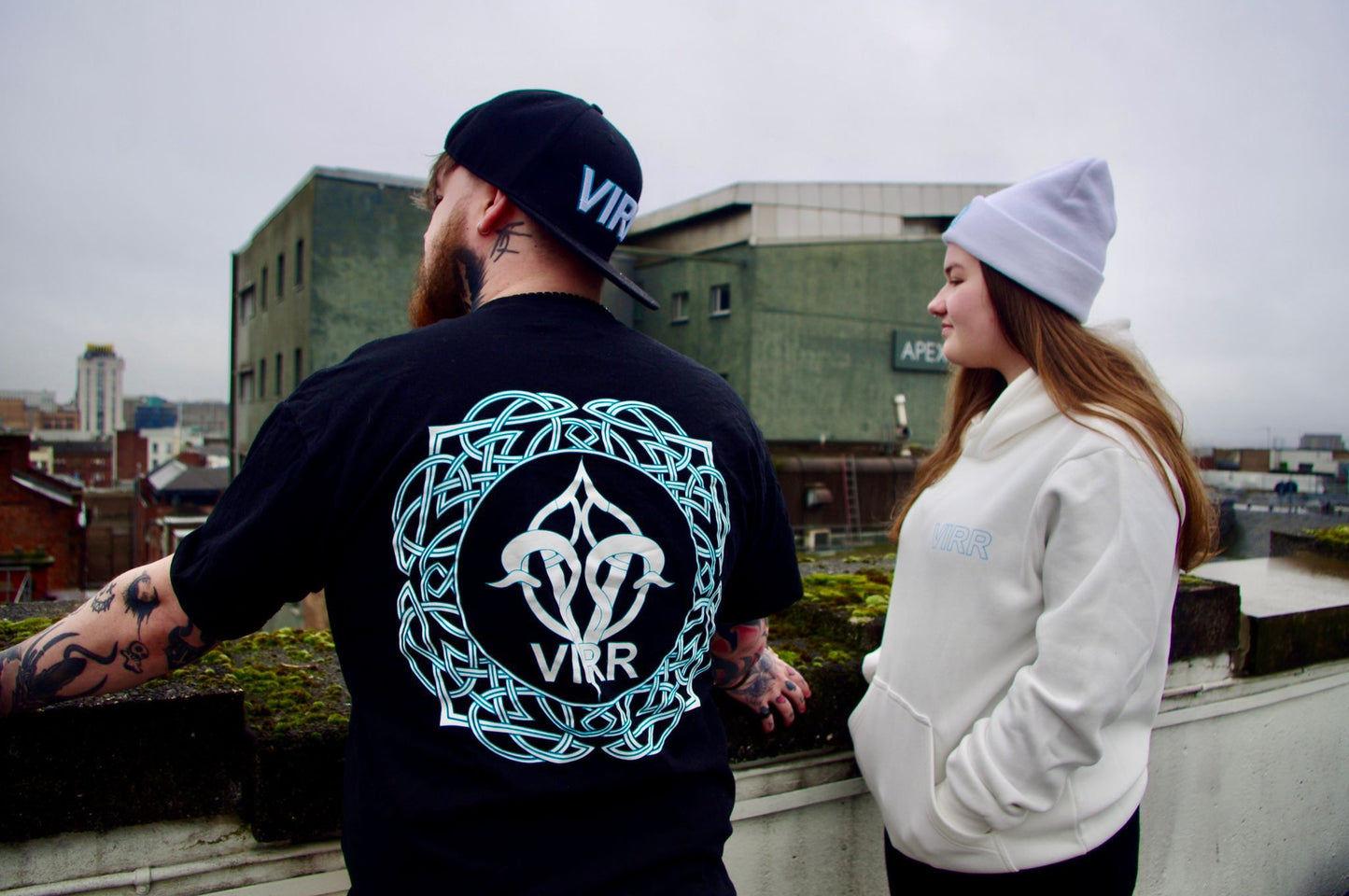 VIRR Large back print logo (black