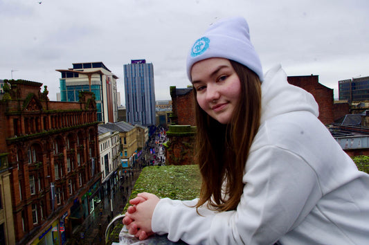 VIRR Beanie hat black/white